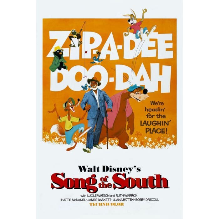 Vintage Song Of The South Movie Poster Print A3/A4 - Posters