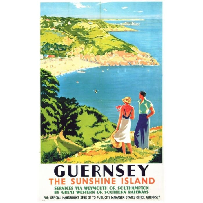 Vintage Southern Railways Guernsey The Sunshine Island 