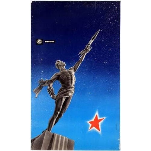 Vintage Soviet Union Space Program Poster A3/A2/A1 Print - 