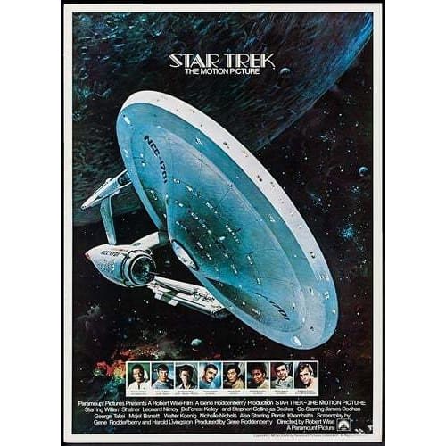Vintage Star Trek The Motion Picture Movie Poster A3 Print -