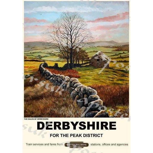 Le Pc Du Derbyshre Vntage Travel Poster" Poster By Stckart-marek - Foto 8