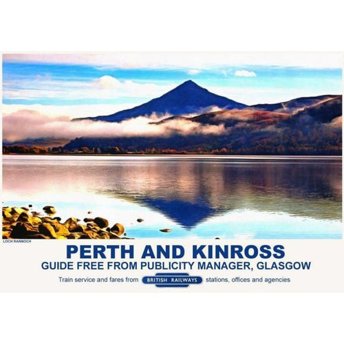 Vintage Style Railway Poster Loch Rannoch Perth and Kinross 