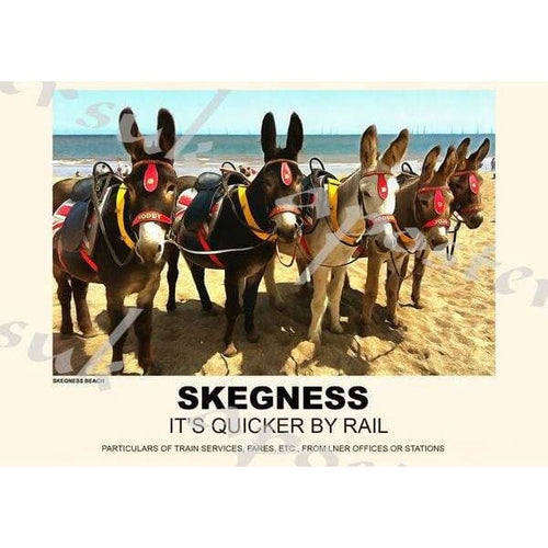 Vintage Style Railway Poster Skegness A3/A2 Print - Posters 