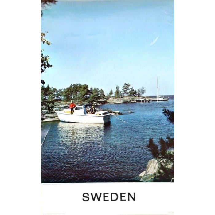 Vintage Sweden Tourism Poster Print A3/A4 - Posters Prints &