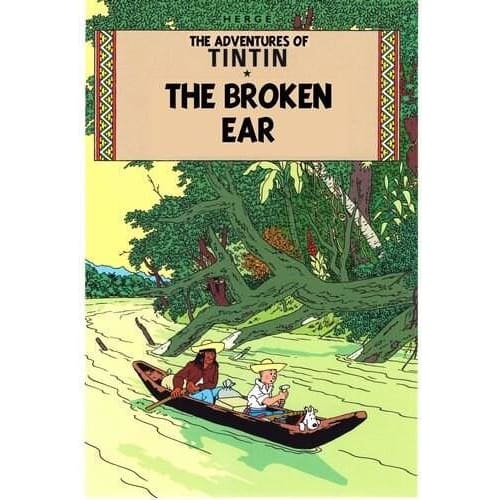 Vintage Tintin The Broken Ear Poster A3/A2/A1 Print - 
