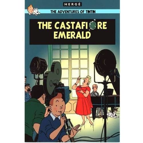 Vintage Tintin The Castefiore Emerald Poster A3/A2/A1 Print 