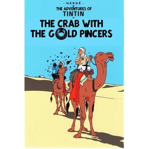 Vintage Tintin The Crab With The Gold Pincers Poster 