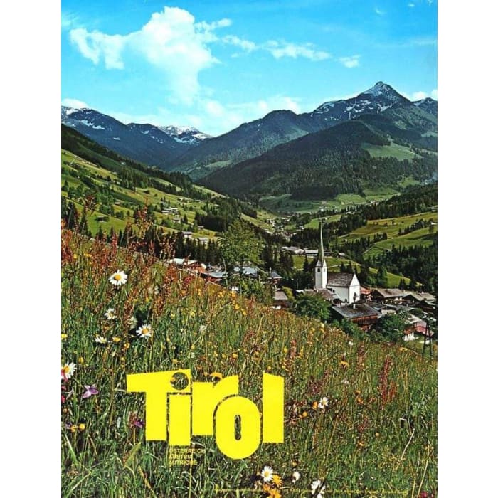 Vintage Tirol Austria Tourism Poster Print A3/A4 - Posters 