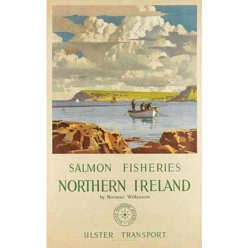 Vintage Ulster Transport Salmon Fishing in Northern Ireland 