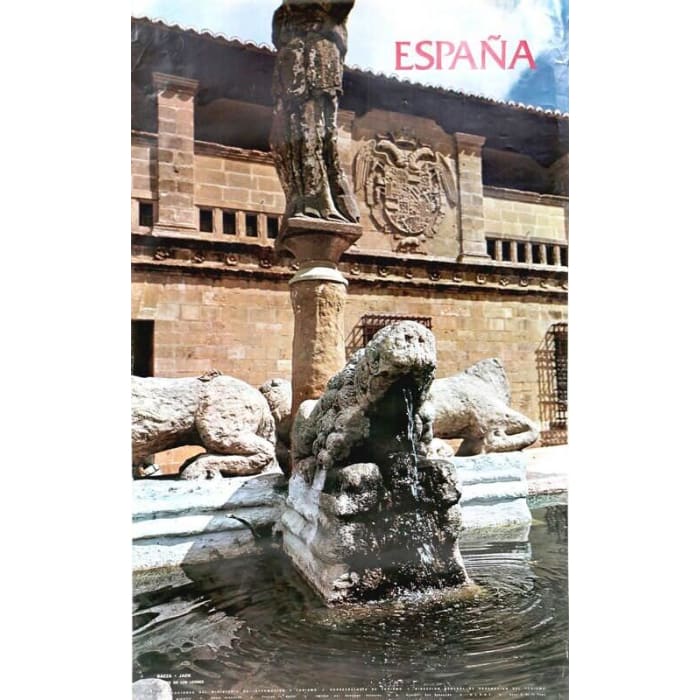Vintage Visit Spain Jaen Tourism Poster Print A3/A4 - 