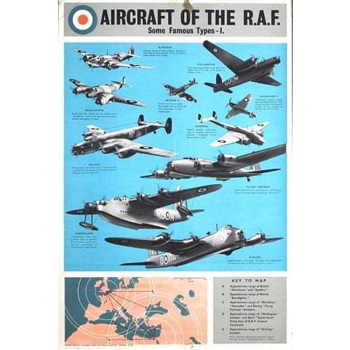 Vintage World War 2 Aircraft of The RAF Identification 